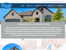 Tablet Screenshot of bellairehomes.net